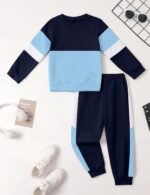 Toddler Boy Garments Lengthy Sleeve Hoodie Sweatsuits Tops and Pants 2Pcs ... - Image 3