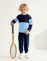 Toddler Boy Garments Lengthy Sleeve Hoodie Sweatsuits Tops and Pants 2Pcs ... - Image 4