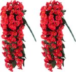 Synthetic Fake Hanging Flowers Vegetation for Winter Christmas Out of doors Ou... - Image 4