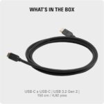 Elgato USB-C 3.2 C-to-C Cable – 10 Gb/s Knowledge Switch, 3 A Energy Deliv... - Image 5