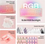 MechLands Aula F99 96% Wi-fi Gaming Keyboard, 8000mAh Battery, Crea... - Image 4