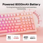 MechLands Aula F99 96% Wi-fi Gaming Keyboard, 8000mAh Battery, Crea... - Image 5