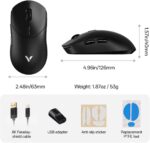 Rapoo VT2 Wi-fi Gaming Mouse, True 8K Wi-fi Polling Fee, 53g Li... - Image 8