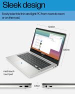 HP Chromebook 14 Laptop computer, Intel Celeron N4120, 4 GB RAM, 64 GB eMMC, 14... - Image 4