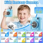 On the spot Print Digicam for Children, Children Cameras Ages 3-12, Digital Toy for... - Image 3