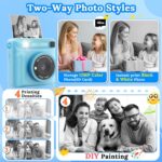 On the spot Print Digicam for Children, Children Cameras Ages 3-12, Digital Toy for... - Image 4
