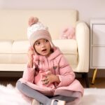 Moon Kitty Child Ladies Earflaps Knit Hats Toddler Child Beanies6-12Months - Image 6