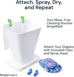Material Diaper Sprayer Splatter Defend - White, Plastic, 1 Depend - Splas... - Image 7