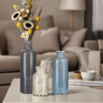 Ceramic Vase Set of three, Small Flower vase for Dwelling Ornament, Rustic F... - Image 4