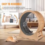 Cat Wheel, Cat Train Wheel, 39.4" Operating Wheels for Indoor Cats, S... - Image 8