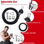 Health Pulley Cable 196 Inch, Adjustable Dwelling Health club Cable Substitute f... - Image 3