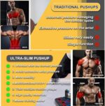 Dwelling Exercise Tools Multi-Purposeful Pushup Stands System Health F... - Image 4