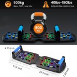 Dwelling Exercise Tools Multi-Purposeful Pushup Stands System Health F... - Image 5