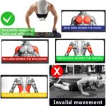 Dwelling Exercise Tools Multi-Purposeful Pushup Stands System Health F... - Image 6