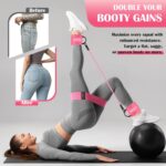 Ankle Resistance Bands with Cuffs & Material Resistance Bands Set - Legs... - Image 4