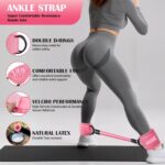 Ankle Resistance Bands with Cuffs & Material Resistance Bands Set - Legs... - Image 6