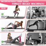 Ankle Resistance Bands with Cuffs & Material Resistance Bands Set - Legs... - Image 7