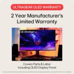 LG 45GR95QE-B Curved Ultragear Gaming Monitor 45-Inch (3440 x 1440) OL... - Image 3