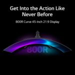 LG 45GR95QE-B Curved Ultragear Gaming Monitor 45-Inch (3440 x 1440) OL... - Image 4