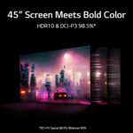 LG 45GR95QE-B Curved Ultragear Gaming Monitor 45-Inch (3440 x 1440) OL... - Image 6