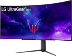 LG 45GR95QE-B Curved Ultragear Gaming Monitor 45-Inch (3440 x 1440) OL... - Image 10