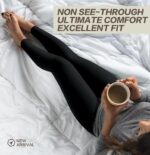 3 Pack Leggings for Ladies-No See-Via Excessive Waisted Tummy Management Yo... - Image 5