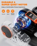 Foot Exerciser, Electrical Pedal Exerciser, LCD Show & 12 Adjustable ... - Image 3