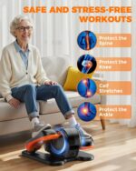 Foot Exerciser, Electrical Pedal Exerciser, LCD Show & 12 Adjustable ... - Image 4
