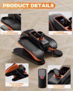Foot Exerciser, Electrical Pedal Exerciser, LCD Show & 12 Adjustable ... - Image 6