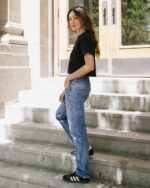 Cozy Earth - Girls's All Day Cropped Tee - 100% Cotton T-Shirt - Chill out... - Image 4