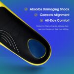 Orthotic Insoles with Excessive Arch Assist, Shock Absorbing Gel Insoles f... - Image 2