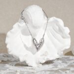 D-POW Coronary heart Pendant Necklaces for Ladies Stacked Pendant Necklace Adjus... - Image 3