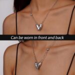 D-POW Coronary heart Pendant Necklaces for Ladies Stacked Pendant Necklace Adjus... - Image 6
