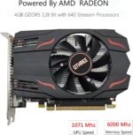 QTHREE Radeon RX 550 4GB GDDR5 Graphics Card,128-Bit,PC Video Card for... - Image 3