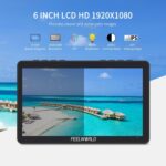 FEELWORLD Video Digicam Monitor 6 Inch Contact Display DSLR HDMI Subject Mon... - Image 3