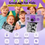 ORGSTA Youngsters Prompt Print Digital camera for Boys and Ladies 1080P HD Toddler D... - Image 3