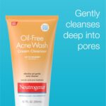Neutrogena Oil-Free Pimples Face Wash Cream Cleanser, 2% Salicylic Acid A... - Image 4