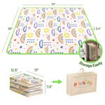 Child Play Mat (50x77x0.4 inch) Giant Child Mat for Ground Foldable Foam ... - Image 4