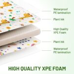 Child Play Mat (50x77x0.4 inch) Giant Child Mat for Ground Foldable Foam ... - Image 5
