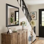 28x36 Inch Black Rest room Mirror for Wall, Thick Steel Framed Rectangl... - Image 9