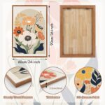 KAIRNE Boho Canvas Wall Artwork,Summary Floral Wall Decor,Fashionable Minimali... - Image 3