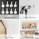 KAIRNE Boho Canvas Wall Artwork,Summary Floral Wall Decor,Fashionable Minimali... - Image 4