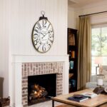 Massive Wall Clocks, 29 Inch-Excessive Outsized Oval French Classic Farmhous... - Image 5