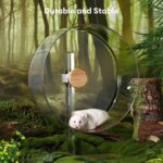 BUCATSTATE Hamster Wheel Silent 12.5inch, Acrylic Hamster Train Whe... - Image 7