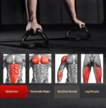 KitchLife AIR-ONE SPORTS Push Up Bars, Additional Thick Non Slip Foam Grip,... - Image 6