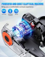 Beneath Desk Elliptical Machine, Electrical Elliptical Leg Exerciser for S... - Image 3