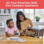 BLACK+DECKER TO1313SBD Toaster Oven, 15.47 Inch, Silver - Image 6