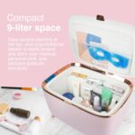 Cooluli Glam 9L Mini Skincare Fridge - Pink Mini Fridge for Pores and skin Care ... - Image 3