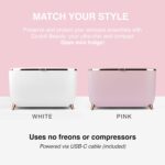 Cooluli Glam 9L Mini Skincare Fridge - Pink Mini Fridge for Pores and skin Care ... - Image 7