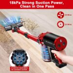 elezon A200 Cordless Vacuum Cleaner with 18000Pa Highly effective Suction, 38 ... - Image 4